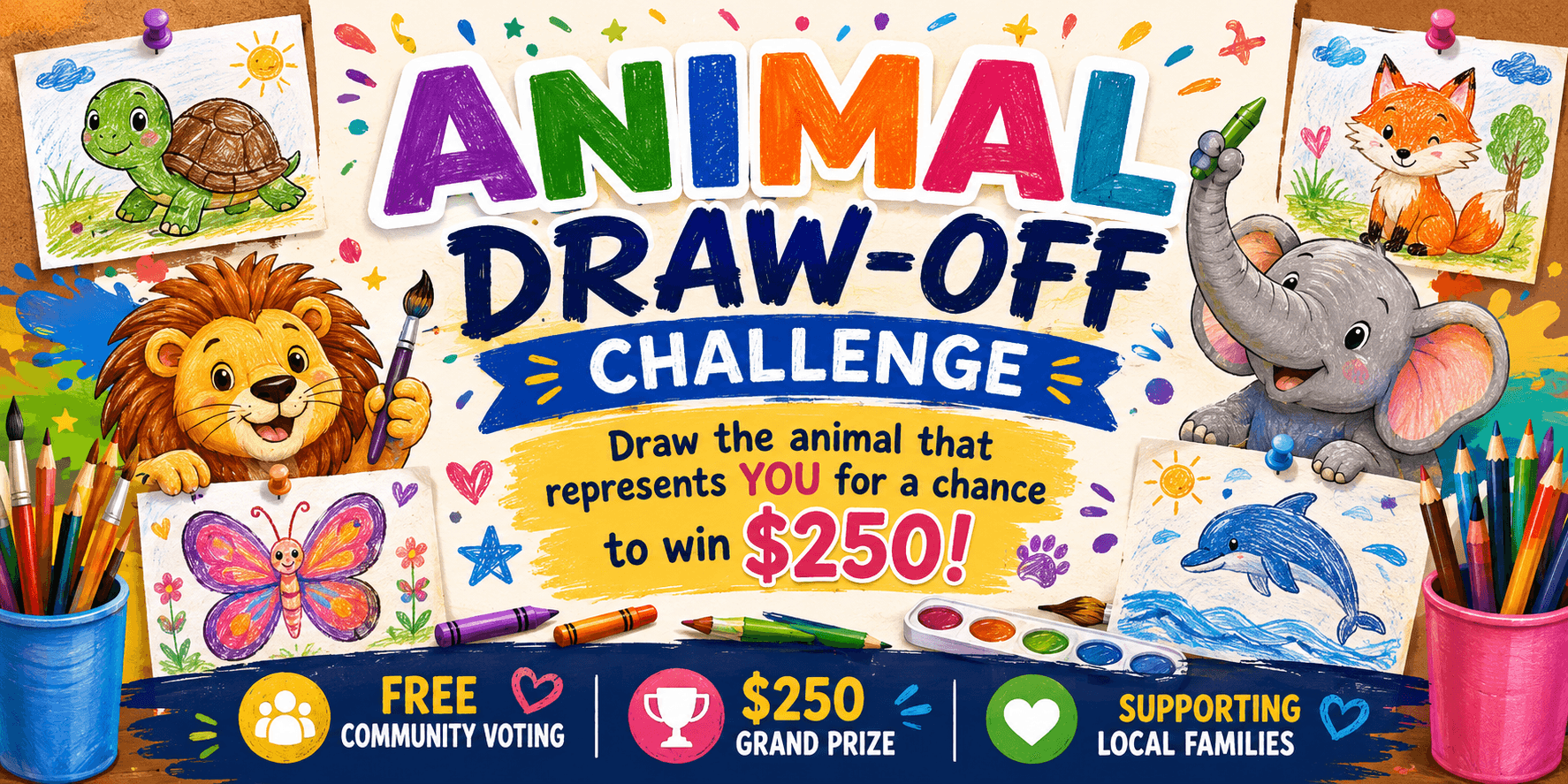 🎨 Animal Draw-Off Challenge